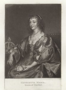 ヘンリエッタマリア 作： Anthony van Dyck
