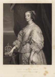 ヘンリエッタマリア 作： Anthony van Dyck