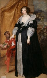 ロレーヌのヘンリエッタ 作： Anthony van Dyck