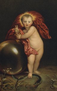 蛇を砕くイエス 作： Anthony van Dyck