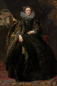 マルケッサ・バルビ、c。 1623年。 作： Anthony van Dyck