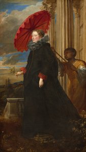 エレナ・グリマルディ・カッタネオ侯爵夫人、1623年。 作： Anthony van Dyck