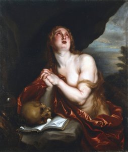 「悔悛のマグダレナ」、17世紀 作： Anthony van Dyck