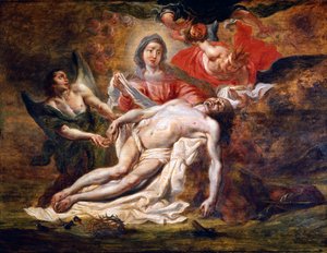 アンソニー・ヴァン・ダイク（1599-1641）の「ピエタ」。 作： Anthony van Dyck