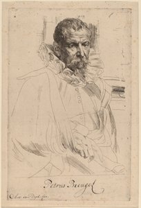 ピーター・ブリューゲル・ザ・ヤンガー、おそらく16261641。 作： Anthony van Dyck