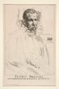 ピーター・ブリューゲル、若い 作： Anthony van Dyck