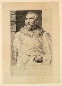 男性の王子のアイコンからのアダム・ファン・ノールトの肖像 作： Anthony van Dyck