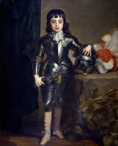 幼少期のチャールズ2世（1630-1685）の肖像 - ダイク、サー・アンソニー・ファン（1599-1641） - 1637年頃 - 油彩・キャンバス - 135x109 - プラド美術館、マドリッド 作： Anthony van Dyck