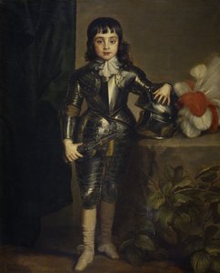子供の頃のイギリスのチャールズ2世の肖像画 作： Anthony van Dyck