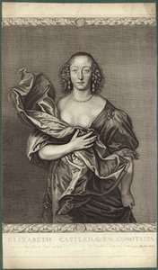 キャッスルヘブン伯爵夫人、エリザベスの肖像 作： Anthony van Dyck