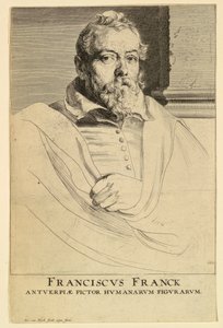 男性の王子のアイコンからのフランス・フランケンの肖像 作： Anthony van Dyck