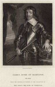 ハミルトン公ジェームズハミルトンの肖像 作： Anthony van Dyck