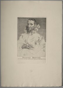 ヤン・ブリューゲルの肖像 作： Anthony van Dyck