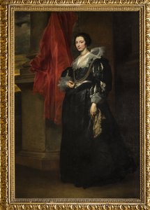 ヨハンナ・ド・ブロワの肖像」1634-35年頃（油彩・キャンバス 作： Anthony van Dyck