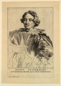 プリンスオブメンのアイコンからのジャストゥスサスターマンの肖像 作： Anthony van Dyck