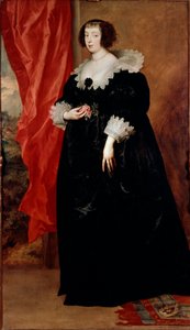 オルレアン・アンド・アレンコン公爵夫人マーガレット・オブ・ロレーヌ（1613-1662）の肖像 アントワーヌ（アントーンまたはアントン）・ヴァン・ダイク（1599-1641）の絵画 作： Anthony van Dyck
