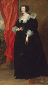 マルグリットドロレーヌの肖像（1615-72）、オルレアン公爵夫人、1634年 作： Anthony van Dyck