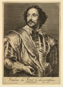 Icons Princes of Men からの Paulus Pontius の肖像 作： Anthony van Dyck