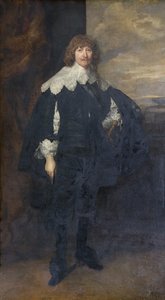 ウィリアムキャベンディッシュの肖像画、青いサッシで変更 作： Anthony van Dyck