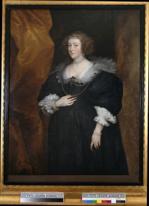 女性の肖像 作： Anthony van Dyck