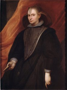 ジェノバの女性の肖像（油彩・キャンバス 作： Anthony van Dyck