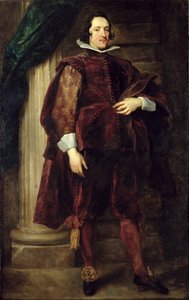 イタリアの貴族の肖像、1624-27 作： Anthony van Dyck