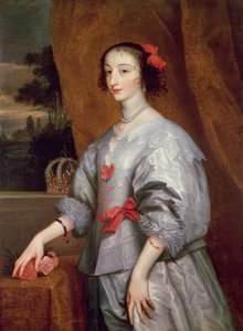 ヘンリエッタ女王マリア 作： Anthony van Dyck