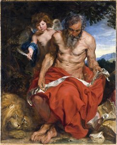 聖ジェローム 作： Anthony van Dyck