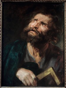 聖ユダ 使徒聖ユダ（サッディ）を表現したもの。アントン・ヴァン・ダイク（1599-1641）の作品 作： Anthony van Dyck
