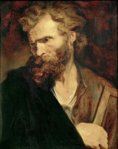 聖ジュード使徒、c。 1620年。 作： Anthony van Dyck