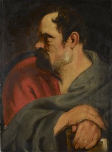 聖マティアス、1619年頃 作： Anthony van Dyck