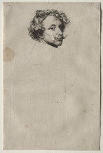 自画像 作： Anthony van Dyck