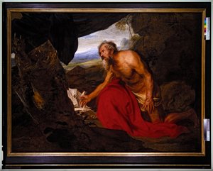 聖ジェローム、未定 作： Anthony van Dyck
