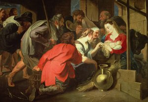 羊飼いの礼拝、1616-18年 作： Anthony van Dyck