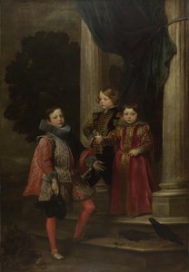 バルビの子供たち、c。 1626年 作： Anthony van Dyck