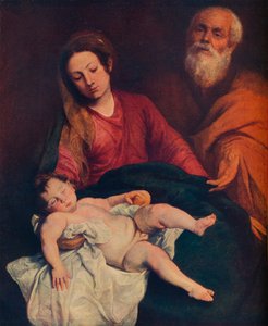 聖家族、c1624 作： Anthony van Dyck