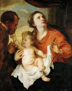 聖家族、1627年頃。 作： Anthony van Dyck