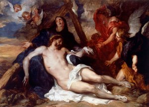 キリストの嘆き 作： Anthony van Dyck