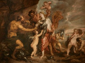 バルカンの鍛冶場の金星、別名 作： Anthony van Dyck