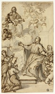 フィリップ・ネリのビジョン 作： Anthony van Dyck