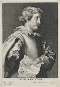 ルーカス・ファン・ウーデン、1630-1640ルーカス・フォルスターマンによるエッチング（1595-1675）（敷き紙に彫刻を施してエッチング） 作： Anthony van after Dyck