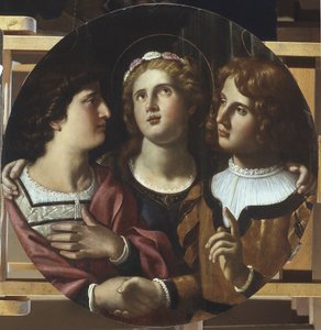 St.TiburtiusとValerianusの間にあるSt.Cecilia