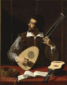 Theorboプレーヤー、c.1611