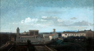 ラ トリニテ デ モン教会、ローマ、19 世紀 作： Antoine Auguste Ernest Hebert