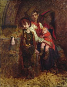農民の家族 作： Antoine Auguste Ernest Herbert or Hebert
