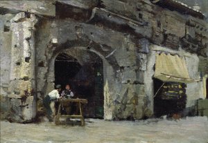 ローマ、ダークショップ 作： Antoine Auguste Ernest Herbert or Hebert