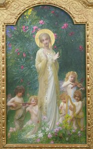 パラダイスの聖母 作： Antoine Auguste Ernest Herbert or Hebert