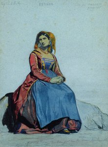 プローチダの女、着席