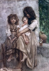イスキアの若い女の子 作： Antoine Auguste Ernest Herbert or Hebert
