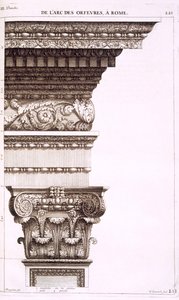 金銀細工師のアーチ、ローマ、1682年